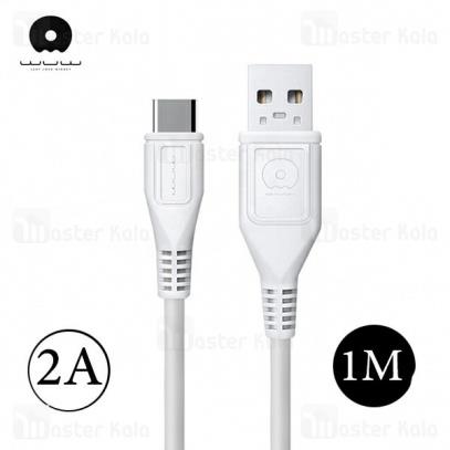 کابل شارژ تایپ سی WUW X95 Charge Cable طول 1 متر با توان 2 آمپر